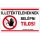 ILLETÉKTELENEKNEK BELÉPNI TILOS ! PVC TÁBLA 250X160MM