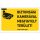 BIZTONSÁGI KAMERÁVAL MEGFIGYELT TERÜLET-16X25CM PLASTIC