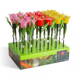 LED-ES SZOLÁR TULIPÁNLÁMPA
