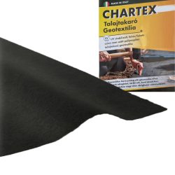 GEOTEXTÍLIA FEKETE 50G/M2 CHARTEX 1,6X100 M