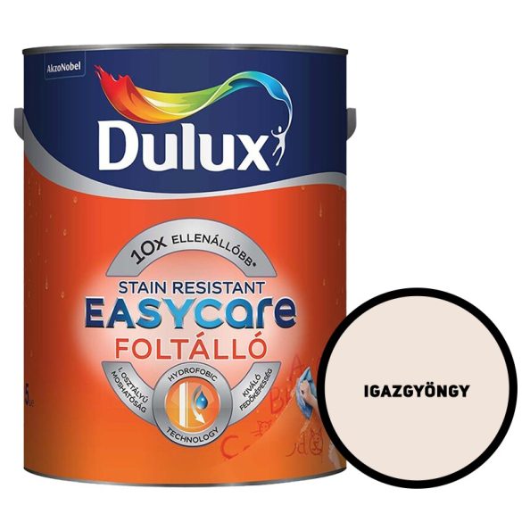 IGAZGYÖNGY - DULUX EASYCARE VÍZTASZÍTÓ LATEX BELTÉRI FALFESTÉK - 5L