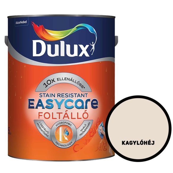 KAGYLÓHÉJ - DULUX EASYCARE VÍZTASZÍTÓ LATEX BELTÉRI FALFESTÉK - 2,5L