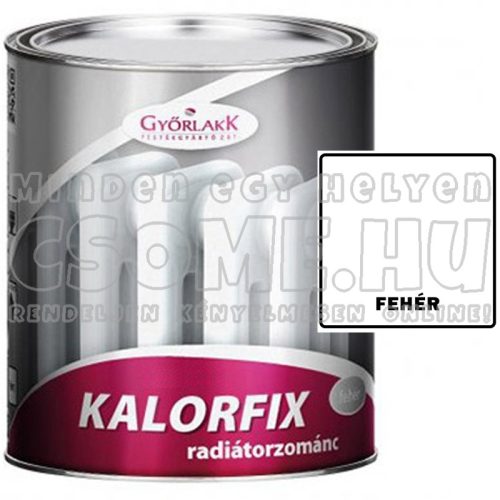 FEHÉR - KALORFIX RADIÁTORZOMÁNC - 1L