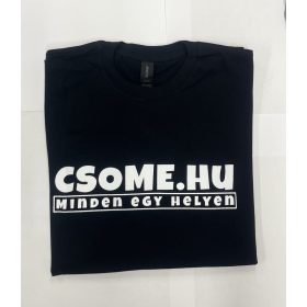   GILDAN SOFTSTYLE KÖRNYAKÚ MUNKAPOLÓ FEKETE L"CSÖME" FELIRATOS