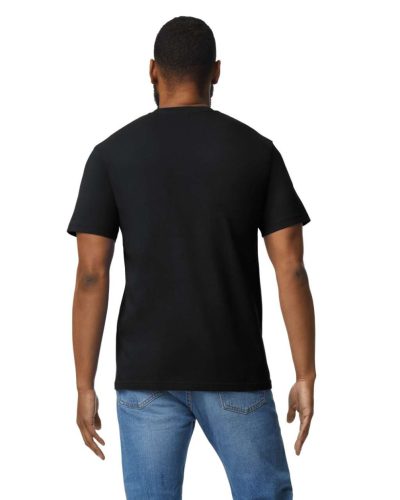 GILDAN SOFTSTYLE KÖRNYAKÚ MUNKAPOLÓ FEKETE XXL
