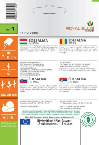 ROYAL SLUIS ÉDESALMA PAPRIKA 0,4G