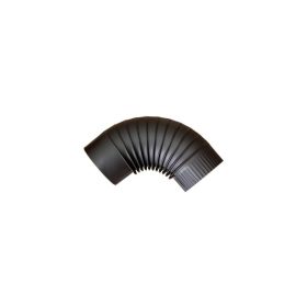 FÜSTCSŐ KÖNYÖK 120MM 90 FOKOS FEKETE 