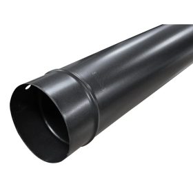 KÁLYHACSŐ 120/80CM 0,6MM FEKETE
