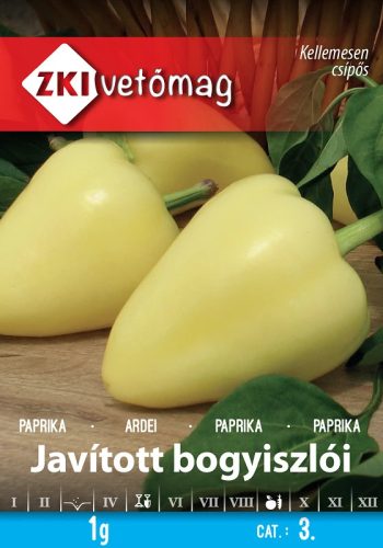 ZKI VETŐMAG PAPRIKA JAVÍTOTT BOGYISZLÓI 1G