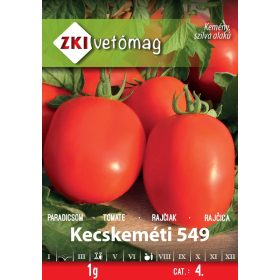 ZKI VETŐMAG KECSKEMÉTI 549 PARADICSOM 1G