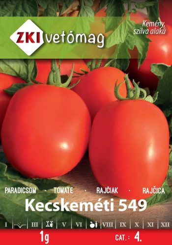 ZKI VETŐMAG KECSKEMÉTI 549 PARADICSOM 1G