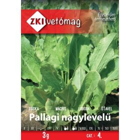 ZKI VETŐMAG SÓSKA PALLAGI NAGYLEVELŰ 3G