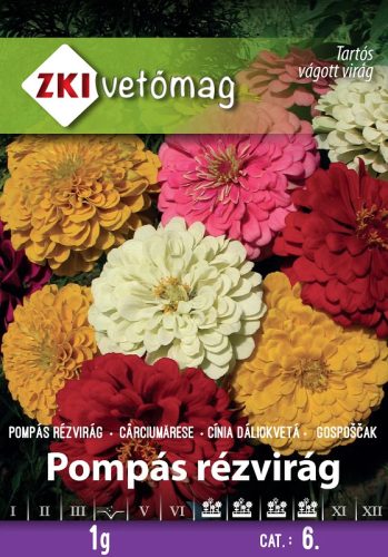 ZKI VETŐMAG POMPÁS RÉZVIRÁG 1G